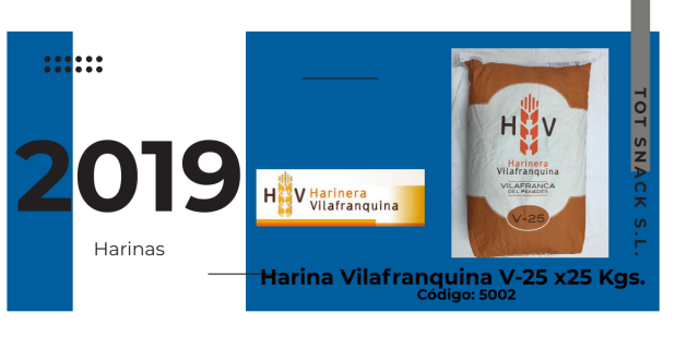 Harina Vilafranquina V-25 x25 Kgs.
